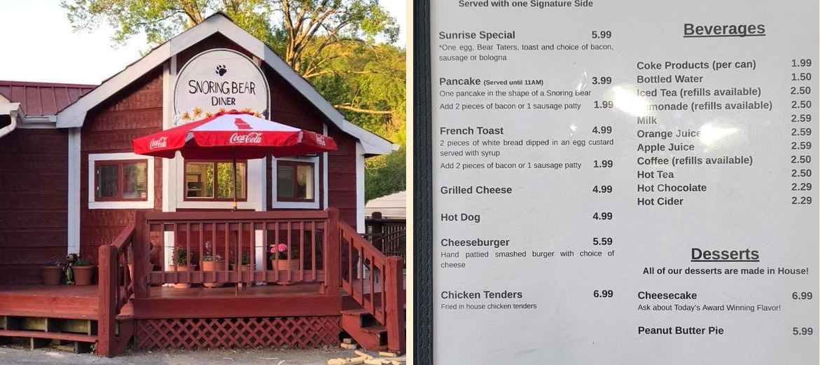 Snoring Bear Diner Walland